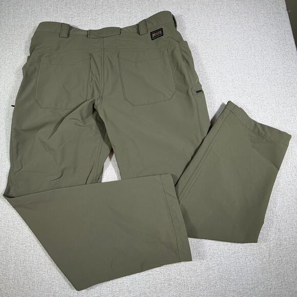 Duluth Trading Co Men 40x34 Tan Flexpedition Cargo Pants Stretch Utility Work - Picture 2 of 9